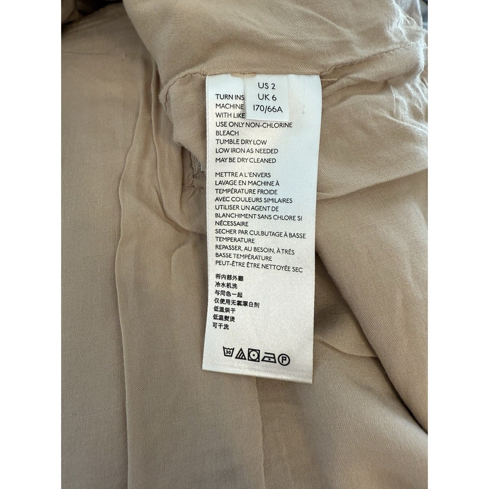 Free People Dust To Dust Crushed Velvet Tan Mini Skirt Festival size 2 - Picture 9 of 12
